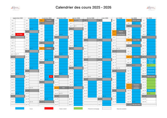 Calendrier 2025 2026 2 small